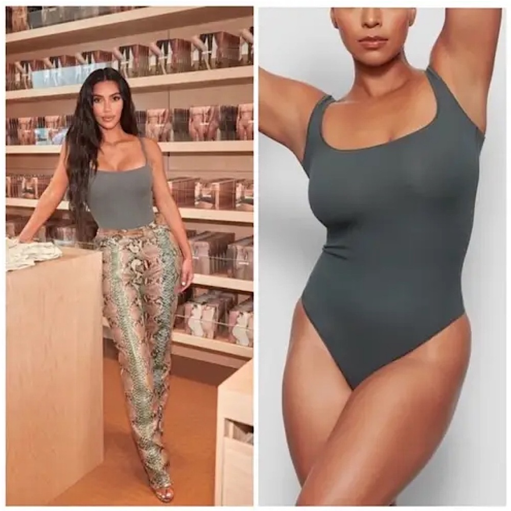 SKIMS Bodysuit with Scoop Neckline